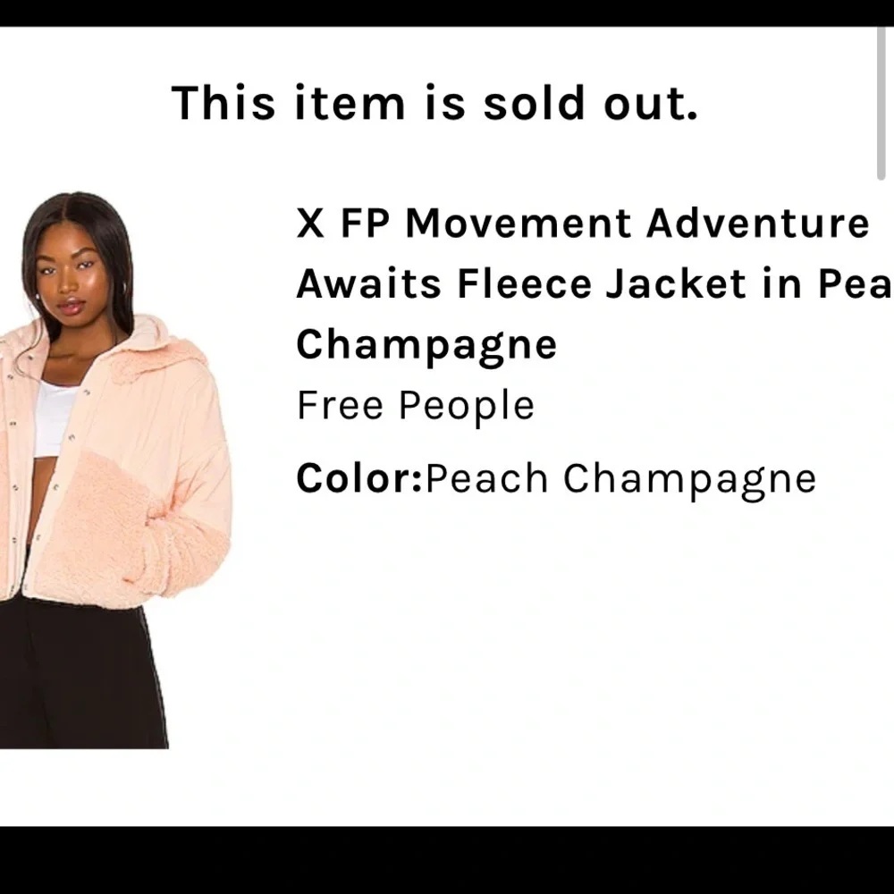 NWOT  Free People Adventure Awaits Fleece Jacket Size XS